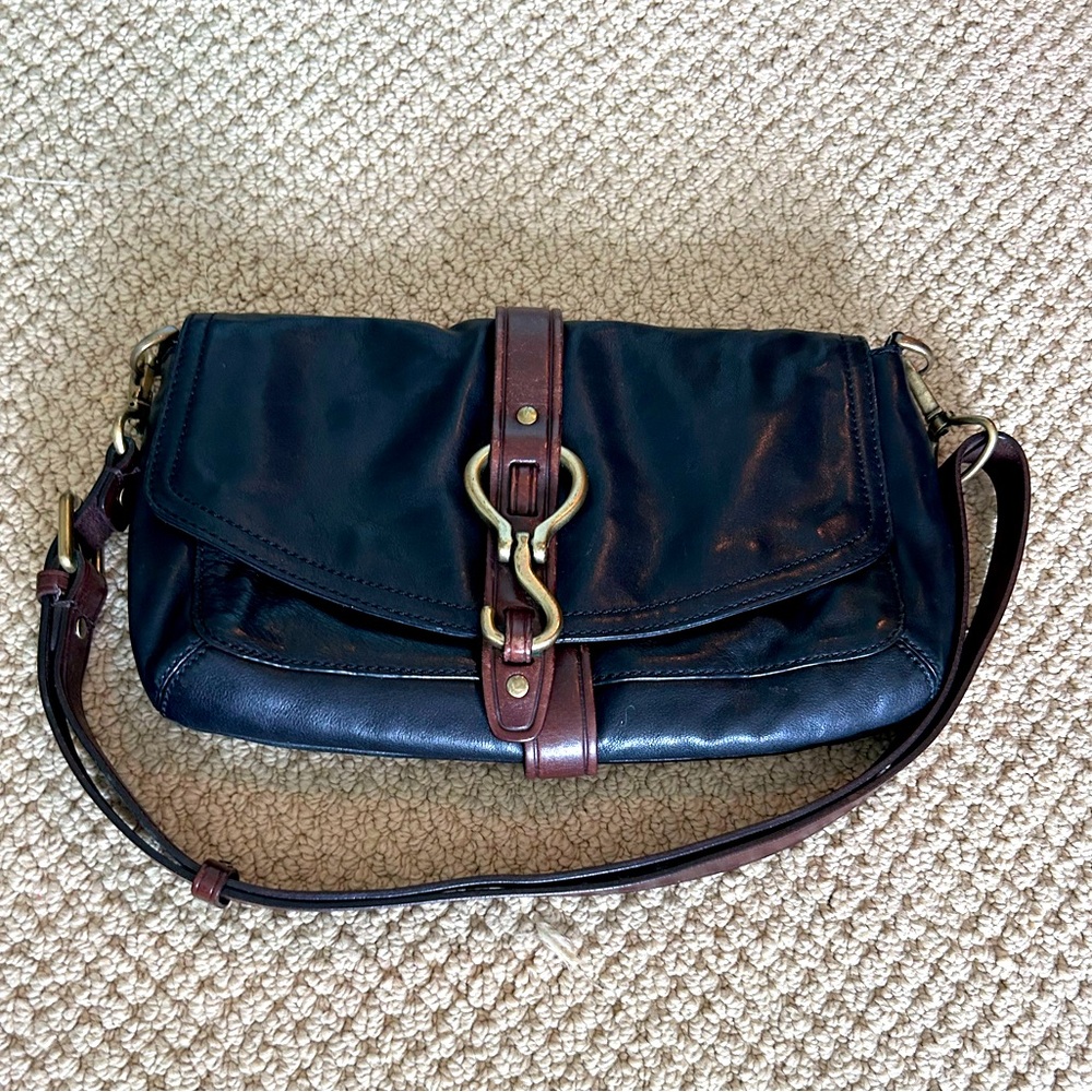 Cole Haan butter soft black leather purse